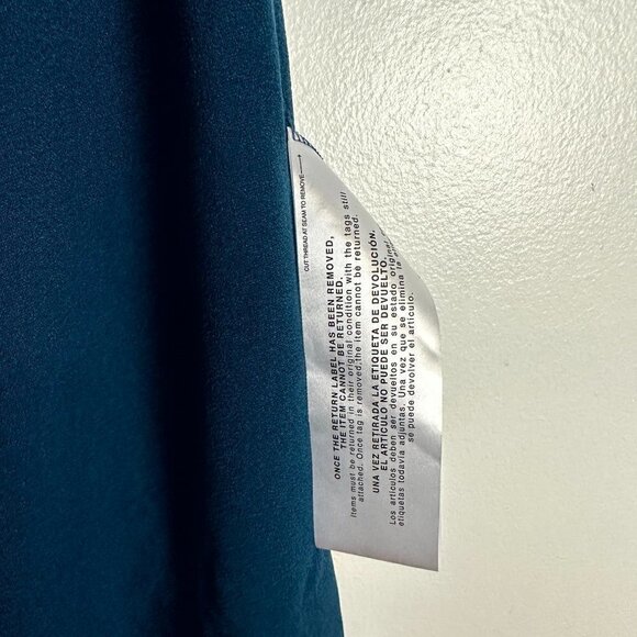 DRESS THE POPULATION Tiffany One-Shoulder Midi Dress in Peacock Blue XX-Large - Picture 7 of 13